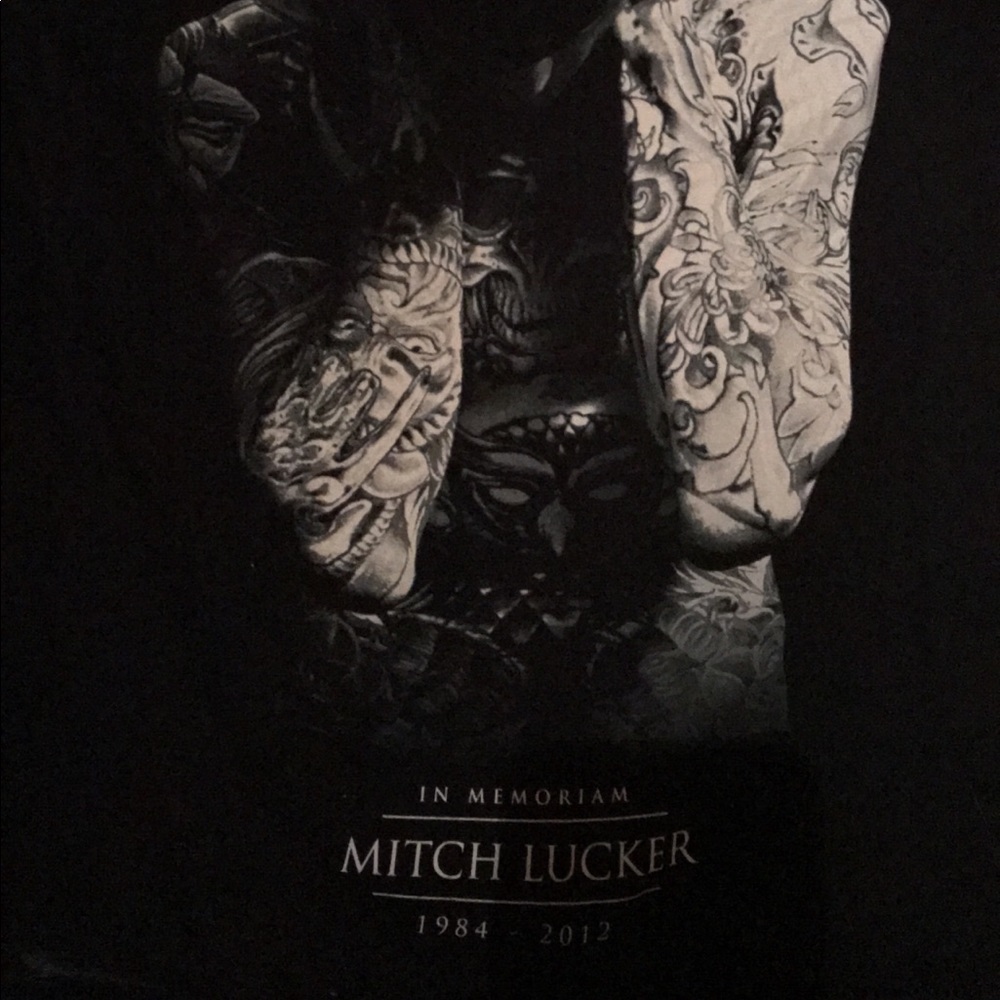 Mitch Lucker (suicide silence) memoriam shirt